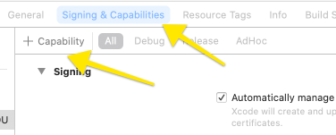 Add the ClassKit capability in Xcode